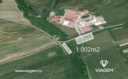 Prodej zahrady 695 m², Újezd, okres Zlín