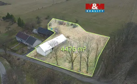 Prodej pozemku 4 476 m², Světlá Hora - Dětřichovice, okres Bruntál