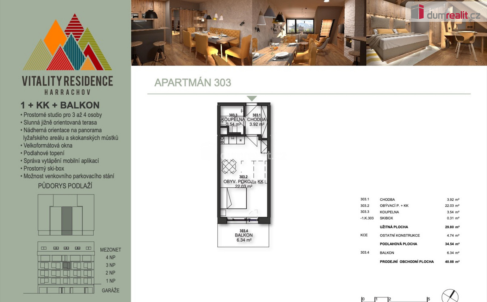 Prodej bytu 1+kk 31 m² – fotografie 2