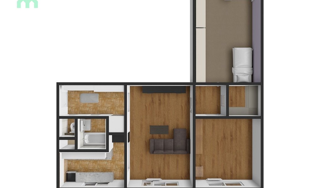Pronájem bytu 3+1 72 m², Přerov – náhled fotky 2