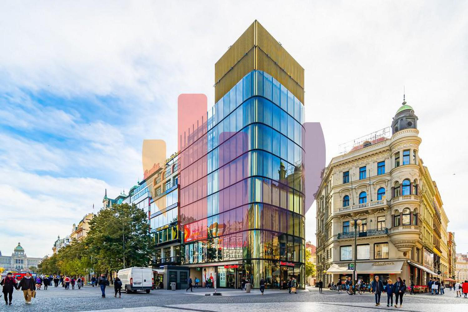 Pronájem kanceláře 133 m²