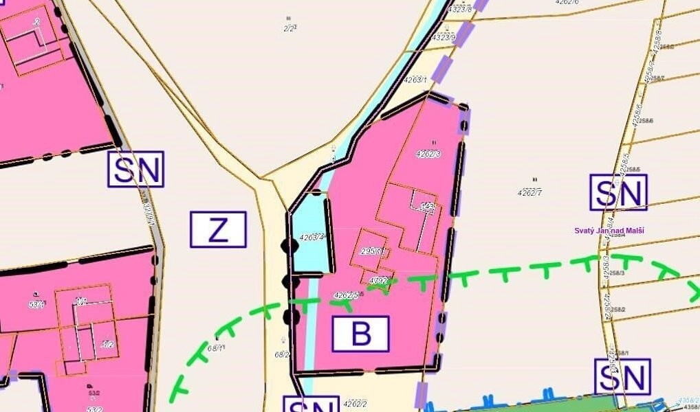 Prodej pozemku 410 m², Svatý Jan nad Malší – náhled fotky 3