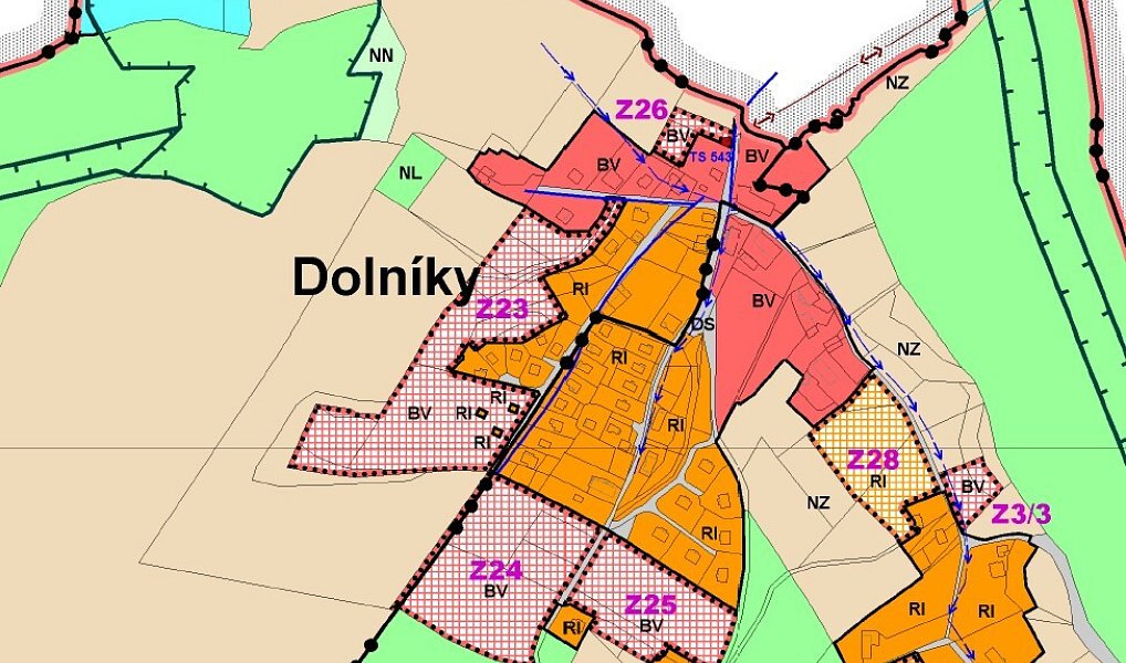 Prodej stavebního pozemku 1 208 m², Staré Buky – náhled fotky 5