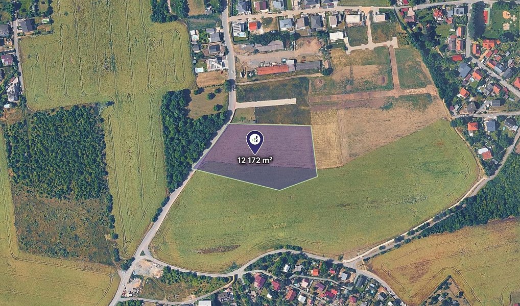 Prodej pole 12 172 m², Zdiby – náhled fotky 3