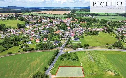 Prodej stavebního pozemku 1 061 m², Mirošov, okres Rokycany
