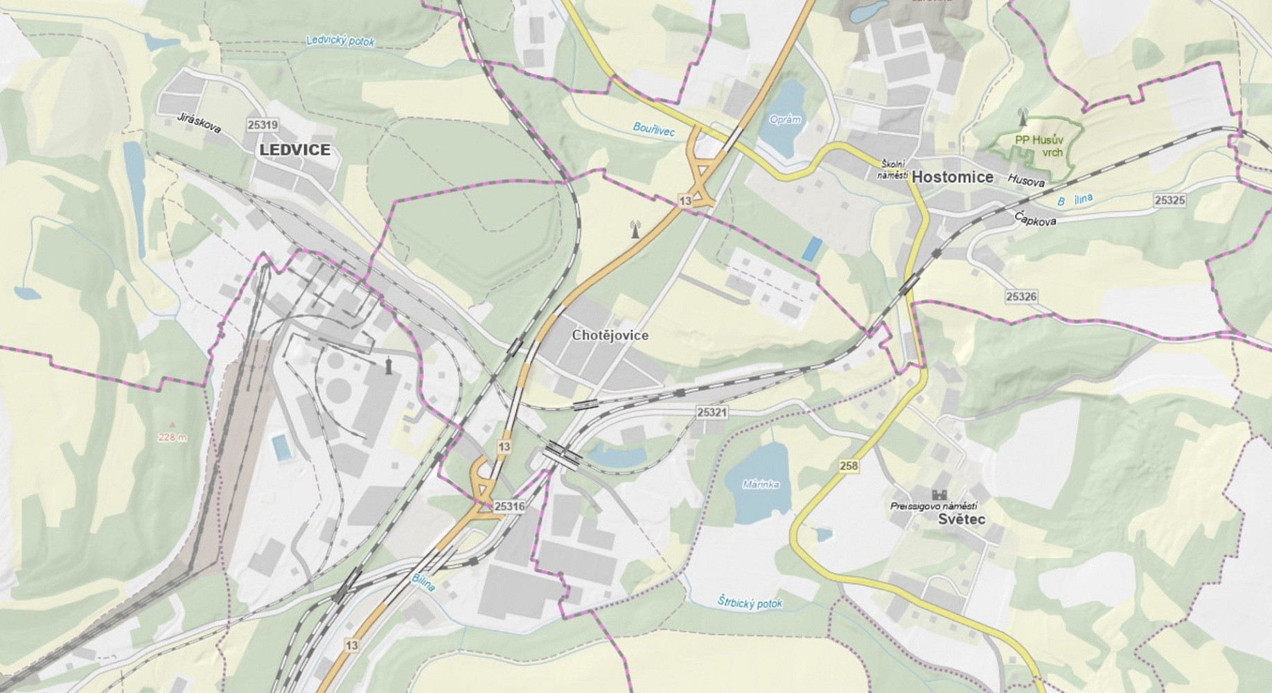 Prodej louky 3 627 m² – pohled 2