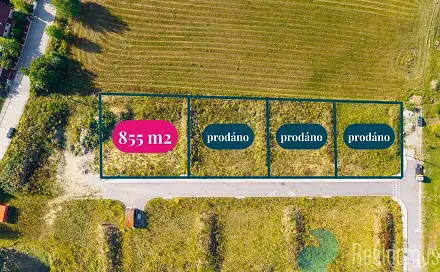 Prodej stavebního pozemku 855 m², Hůry, okres České Budějovice