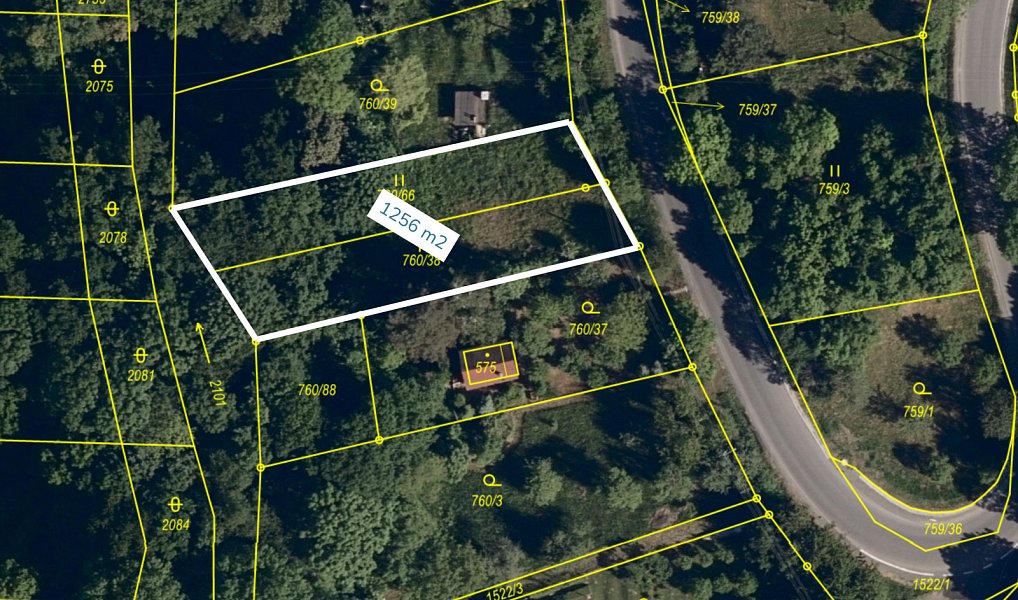 Prodej stavebního pozemku 1 256 m², Žlutava – náhled fotky 8