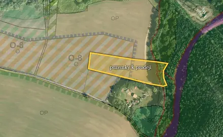Prodej pole 9 297 m², Čisovice, okres Praha-západ