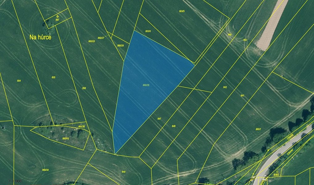 Prodej pole 37 691 m², Mečichov – náhled fotky 4
