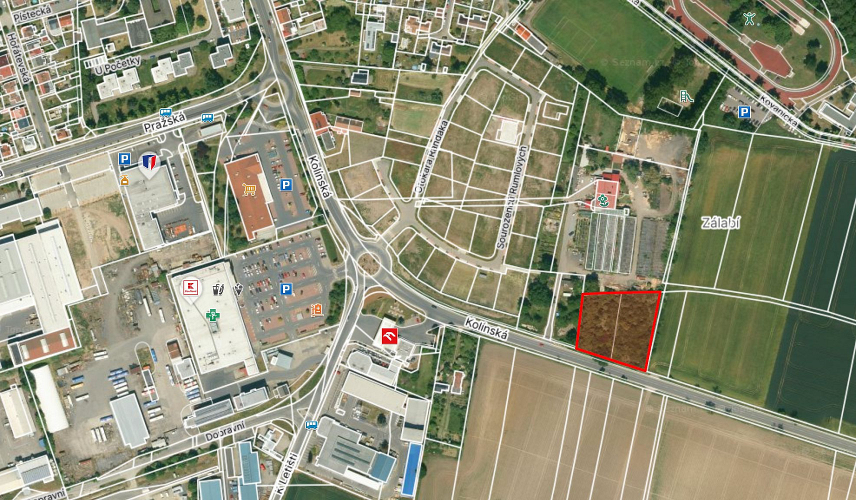 Prodej stavebního pozemku 3 893 m²