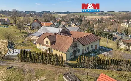 Prodej domu 200 m² s pozemkem 2 430 m², Kamenec u Poličky, okres Svitavy