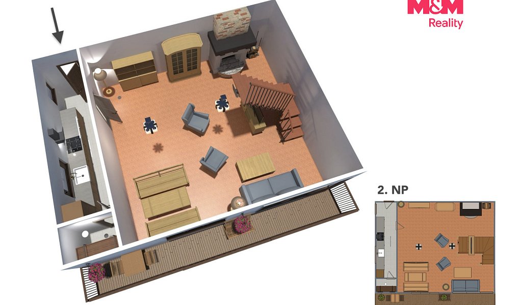Prodej chaty/chalupy 120 m² s pozemkem 1 639 m², Šemnice – náhled fotky 19