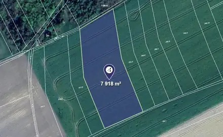 Prodej pole 7 918 m², Hřebečníky, okres Rakovník