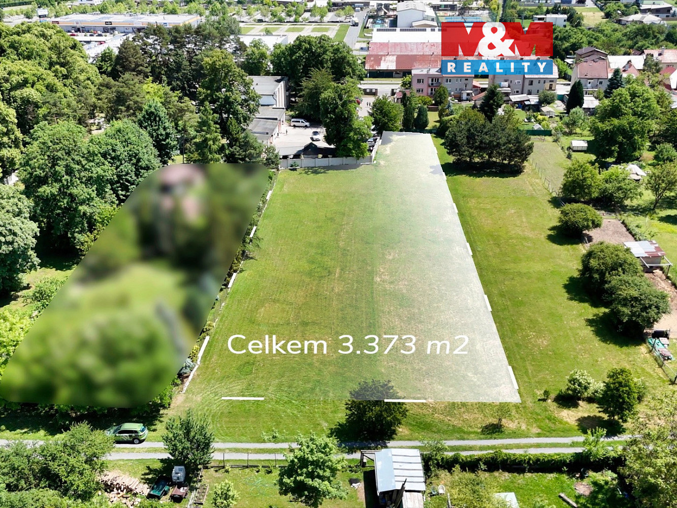 Prodej stavebního pozemku 3 373 m²