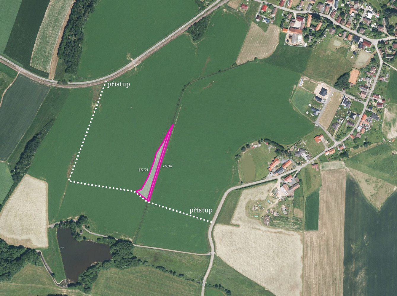 Prodej pole 3 569 m²