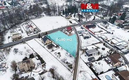 Prodej stavebního pozemku 2 090 m², Šenov, okres Ostrava-město