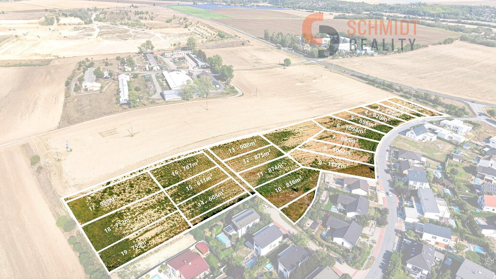 Prodej stavebního pozemku 608 m² – fotografie 5