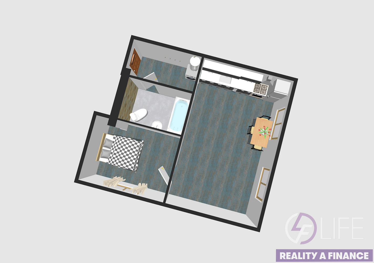 Prodej bytu 2+kk 52 m² – fotografie 3