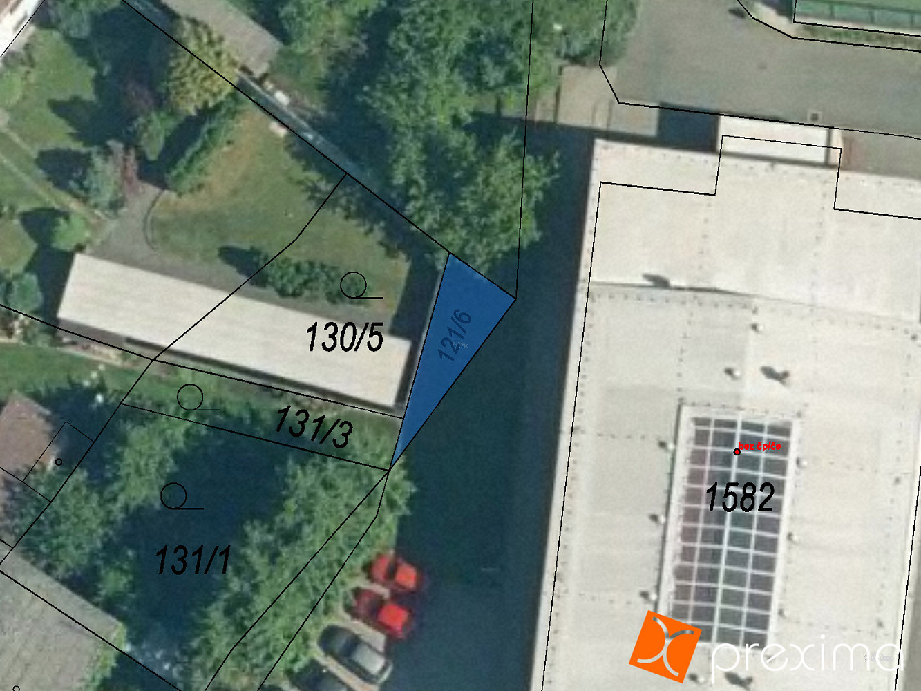 Prodej stavebního pozemku 7 m²