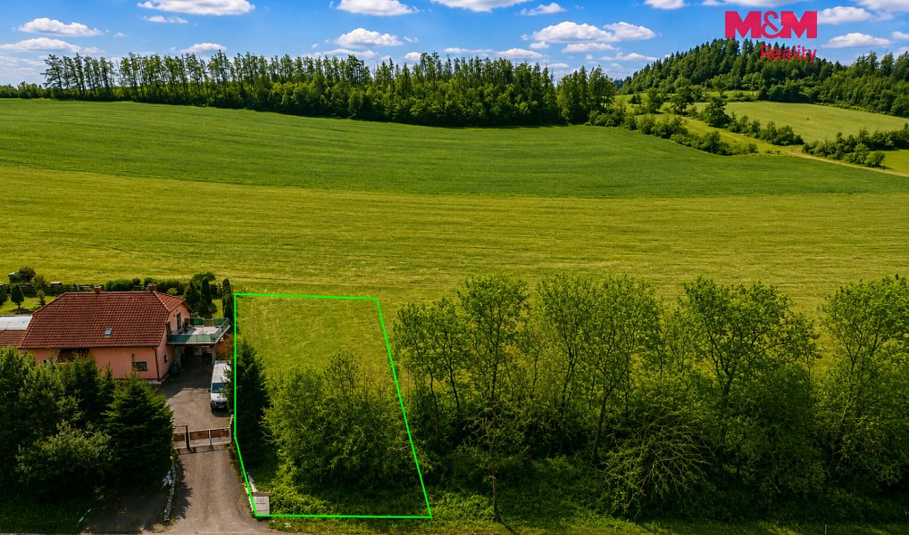 Prodej stavebního pozemku 1 233 m², Krásná Hora nad Vltavou – náhled fotky 7