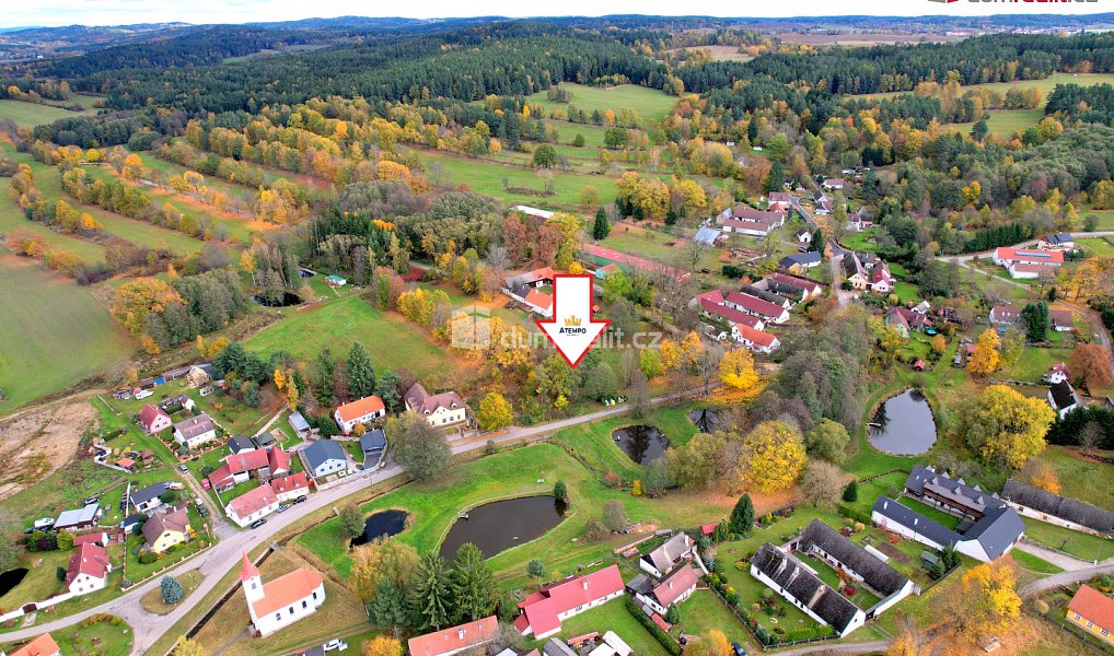 Prodej stavebního pozemku 634 m², Nová Bystřice – fotka 1 z 6