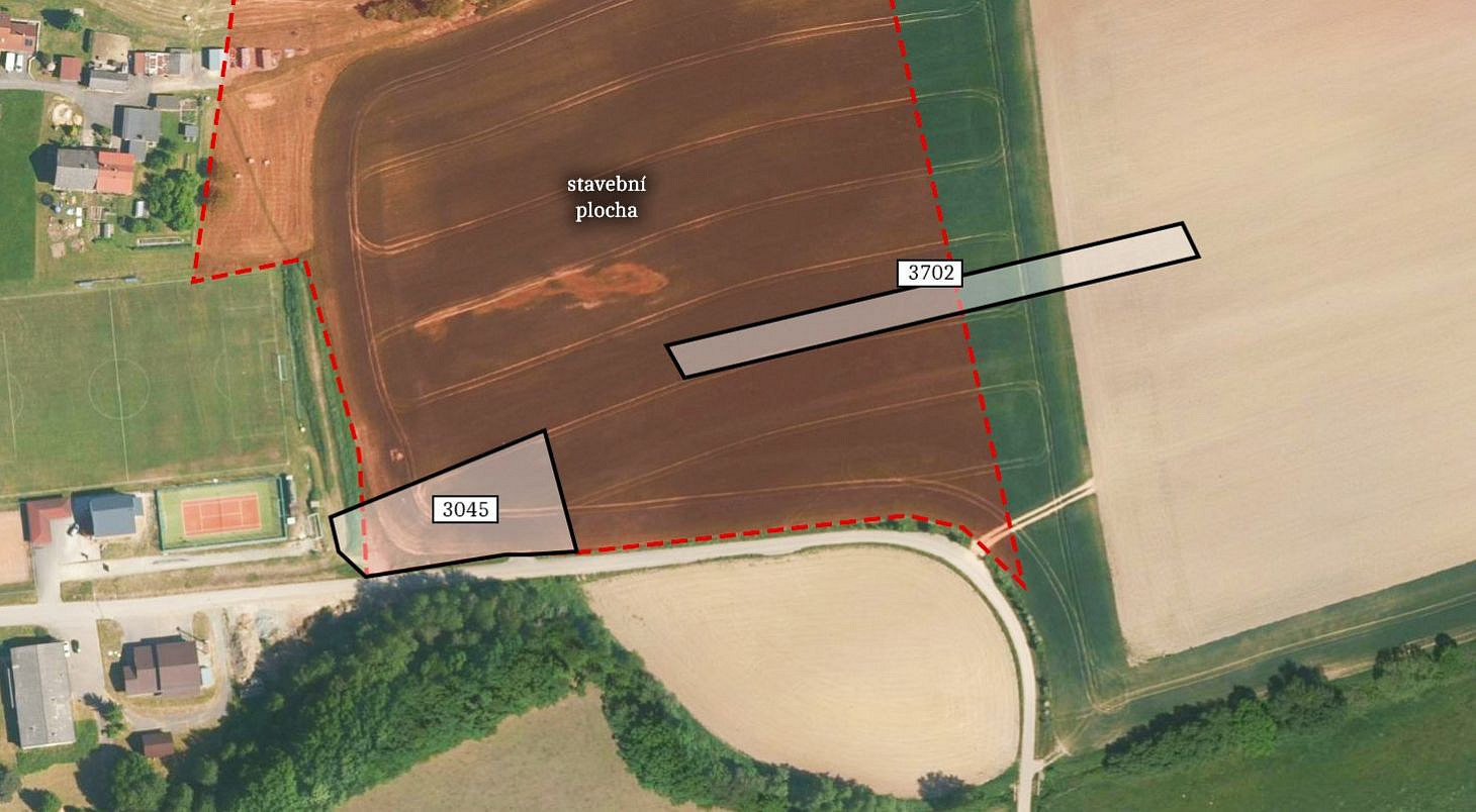 Prodej stavebního pozemku 3 755 m²
