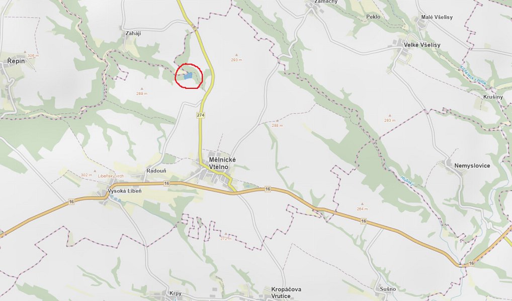 Prodej lesa 14 454 m², Mělnické Vtelno – náhled fotky 2