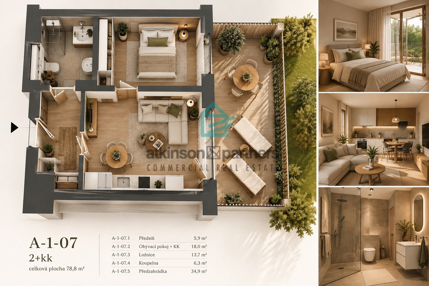 Prodej bytu 2+kk 44 m² – fotografie 5