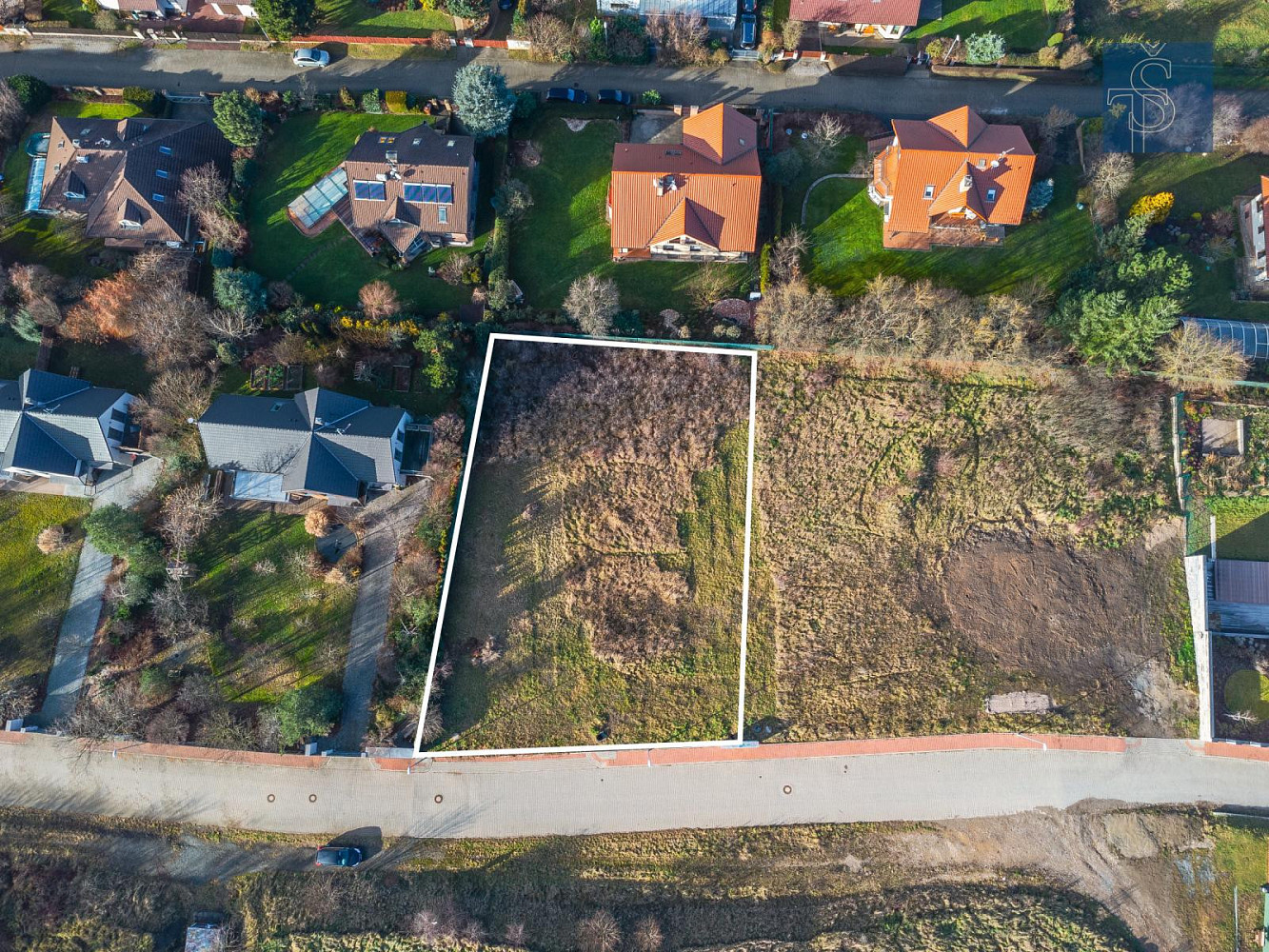 Prodej stavebního pozemku 1 316 m² – pohled 6