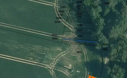 Prodej pole 21 m², Řípec, okres Tábor