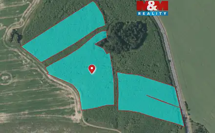 Prodej pole 57 889 m², Bezvěrov - Chudeč, okres Plzeň-sever