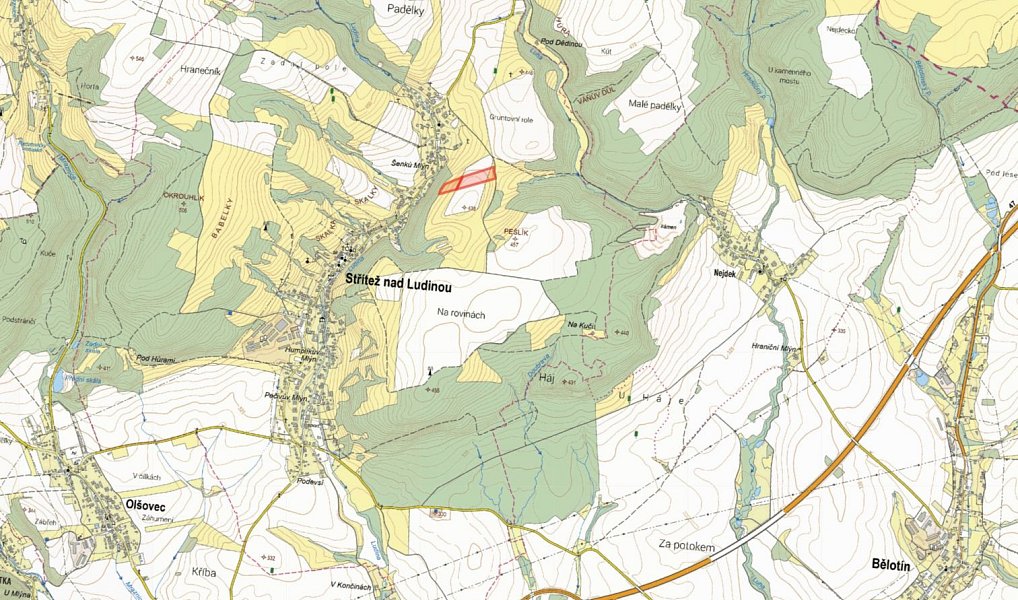 Prodej pole 16 791 m², Střítež nad Ludinou – náhled fotky 2