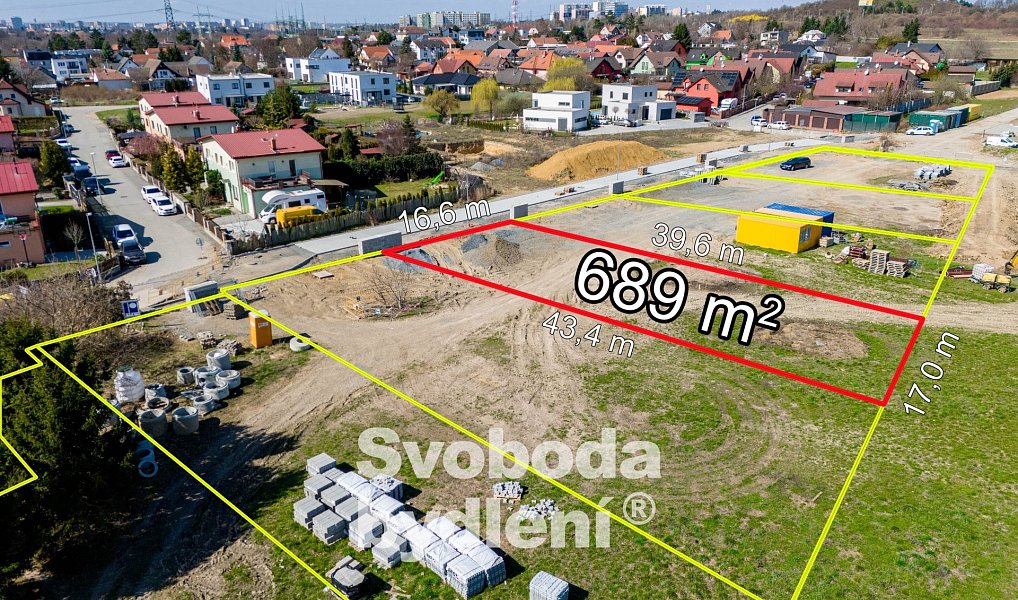 Prodej stavebního pozemku 689 m², Praha – náhled fotky 2