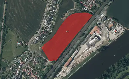 Prodej pole 30 499 m², Lhotka nad Labem, okres Litoměřice