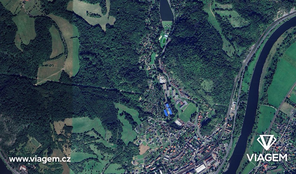 Prodej stavebního pozemku 222 m², Povrly – náhled fotky 3