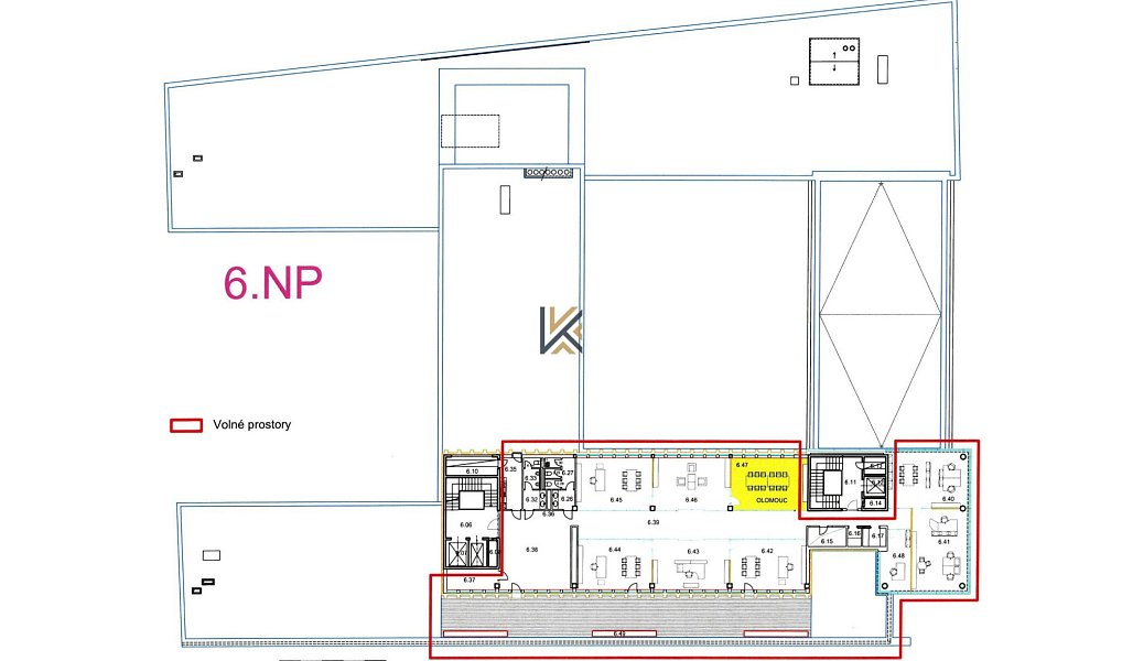 Pronájem kanceláře 589 m², Praha – náhled fotky 7