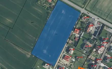 Prodej pole 1 231 m², Vratimov, okres Ostrava-město