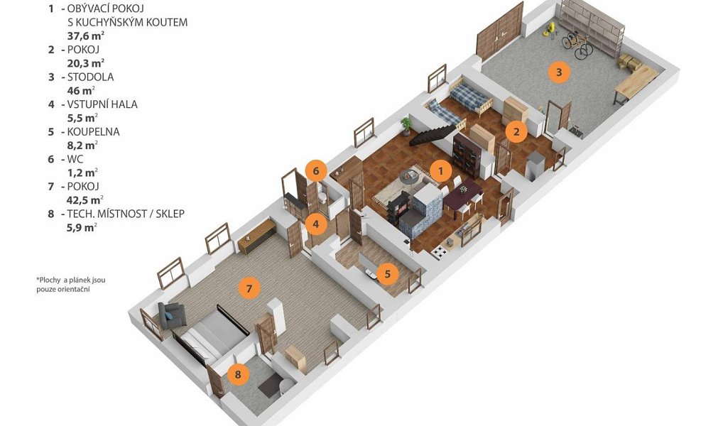 Prodej domu 312 m² s pozemkem 896 m², Blížejov – náhled fotky 22