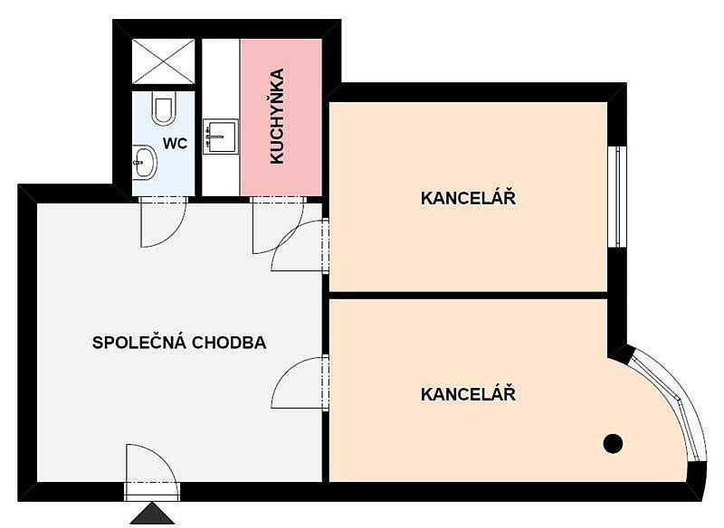Pronájem kanceláře 48 m² — photo 5