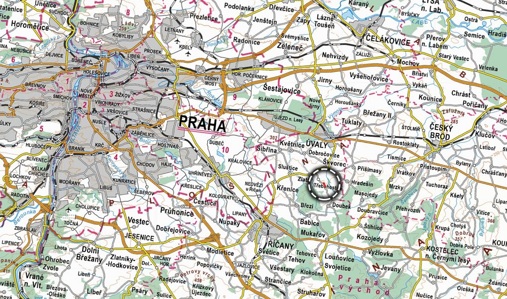 Prodej stavebního pozemku 5 643 m², Škvorec – náhled fotky 4