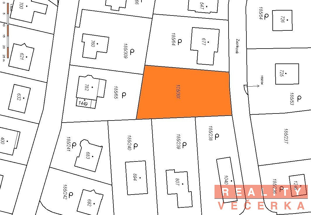 Prodej stavebního pozemku 898 m²