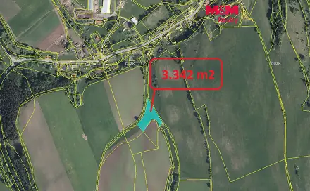 Prodej louky 3 342 m², Stárkov - Bystré, okres Náchod