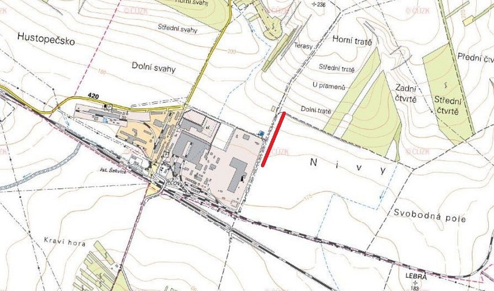 Prodej louky 4 486 m², Hustopeče – náhled fotky 3