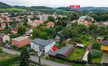 Prodej pozemku s garáží v České Kamenici, Česká Kamenice, okres Děčín