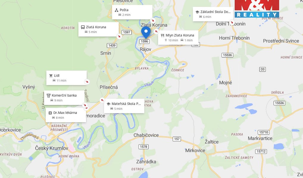 Prodej pozemku 1 054 m², Zlatá Koruna – náhled fotky 11