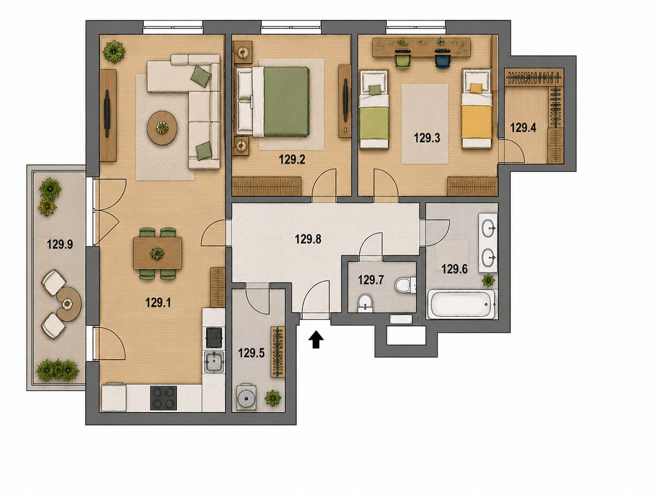 Prodej bytu 3+kk 79 m² – fotografie 4