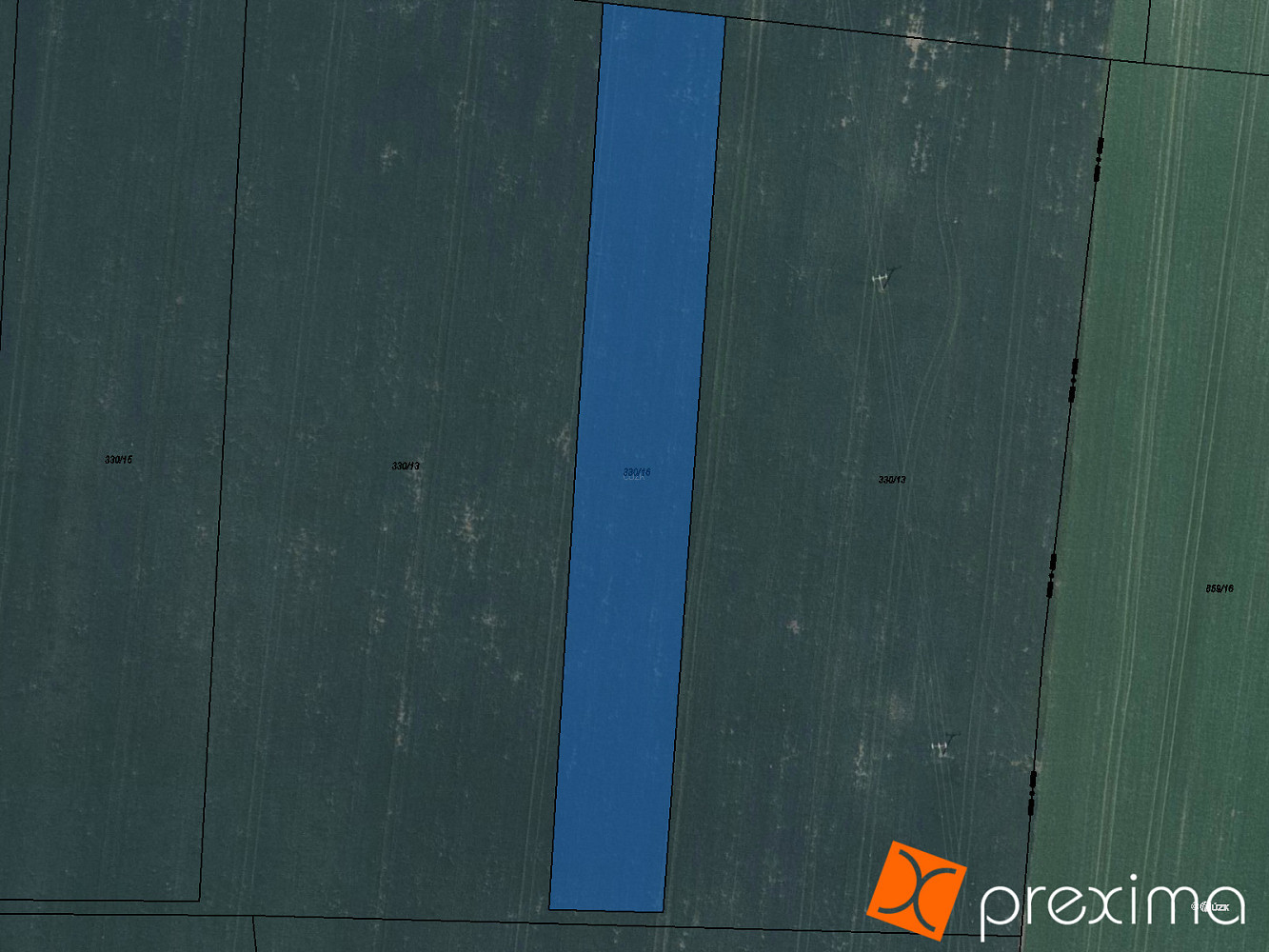 Prodej pole 827 m²