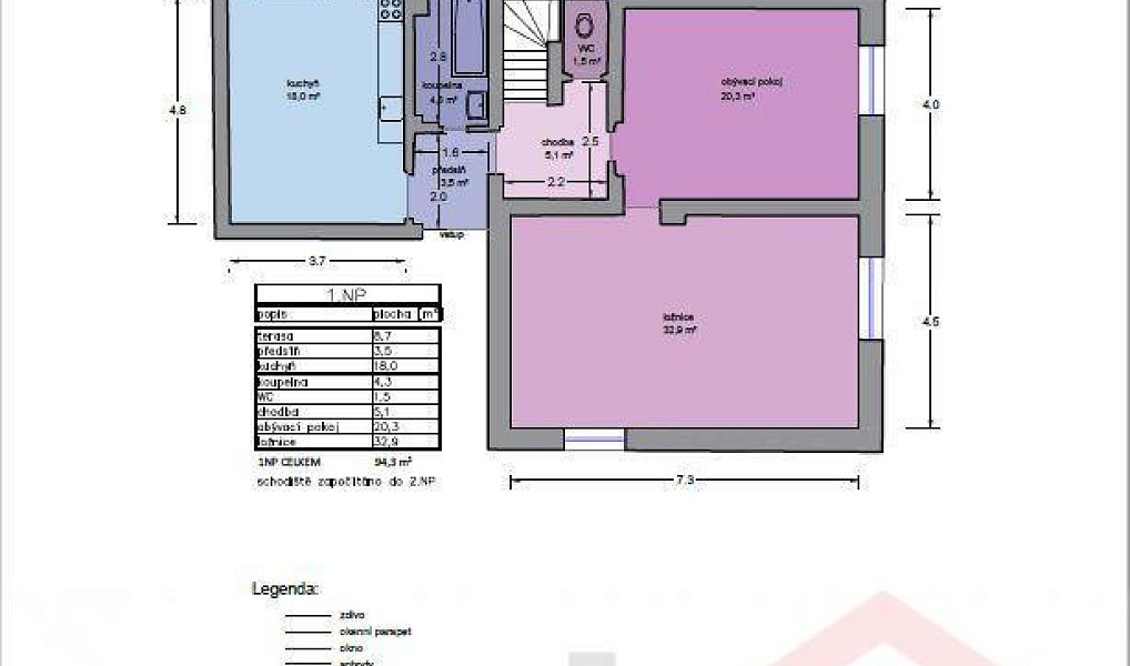 Prodej domu 129 m² s pozemkem 482 m², Pyšely – náhled fotky 2