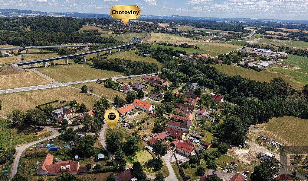 Prodej stavebního pozemku 613 m², Chotoviny – náhled fotky 9